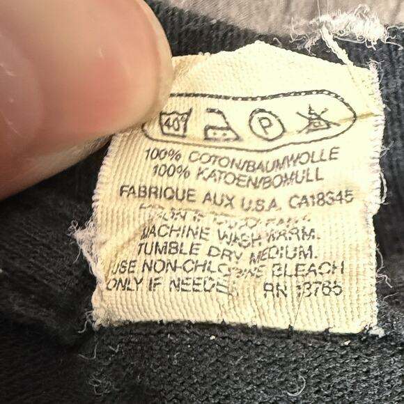 VTG 90s Bob Marley Lions Graphic T-Shirt Tuff Gong Back Black Screen Stars USA L - Picture 4 of 13